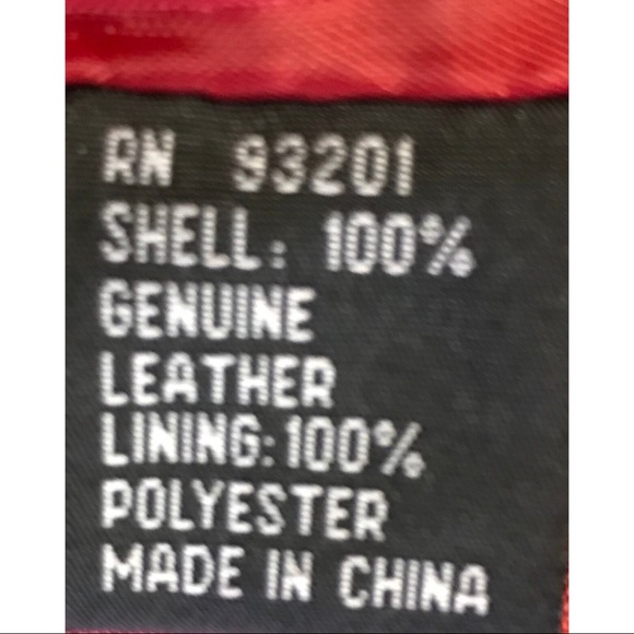 Hypo Active Red Leather Lined Coat NWT - Picture 5 of 5